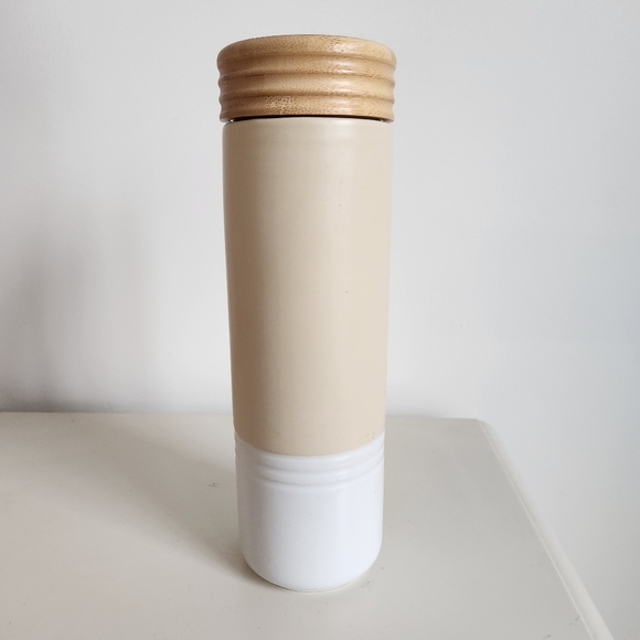 crofton Other - Crofton Insulated Ceramic 16 oz Bottle Mug With Bamboo Lid